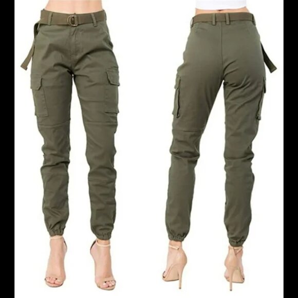 American Bazi Green Cargo Pants - Medium - Picture 1 of 12